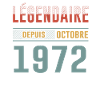 Légendaire Depuis Octobre 1972 Anniversaire