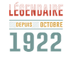 Légendaire Depuis Octobre 1922 Anniversaire