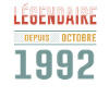 Légendaire Depuis Octobre 1992 Anniversaire