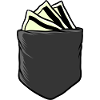 Argent Cash Pocket