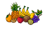 Tropical summer fruits