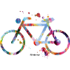 P.D. Moreno Farverig cykel