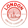 London Skyline Stamp Design