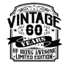 Vintage 60 år med at være fantastisk 60 fødselsdag