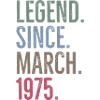 Legend Since March 1975