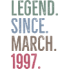Legend Since March 1997