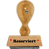 Reserviert Stempel