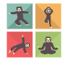 Sloths meditate yoga teacher poison