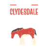 Crazy Clydesdale dame. Écossais