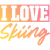 I love skiing