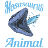 Biologiste marin Mosasaurus Temps Dinosaure