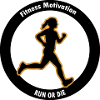 Fitness Motivation. Lauf oder Stirb