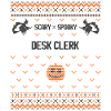 Scary and Spooky Desk Clerk