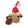 Babbo Natale fa la cacca nel camino