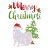 Merry Christmas Samoyed