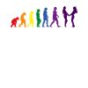 Lgbtq Regenbogenflagge Lesbisch Evolution Queer