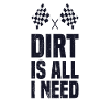 Dirt bike race track motocross