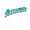 Alexander names personalized