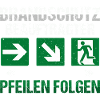 Brandschutzbeauftragter Brandschutz Pfeile