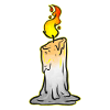 Burning Candle Halloween
