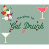 "Get Drunk" - Weihnachtsmotiv
