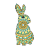 Mandala Rabbit Geometry Pattern