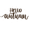 Hello Autumn