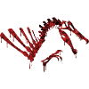 Red Spinosaurus skull