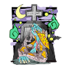 Zombie Tombstone Pizza Funny