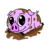 Cute glow in the mud
