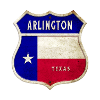 Arlington Texas Crest Flag Design