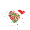 Lehrerin mit Herz Weihnachtsgeschenk Christmas
