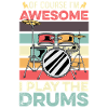 I play drums musician gift