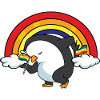 Penguin Gay Pride Transgender Gift
