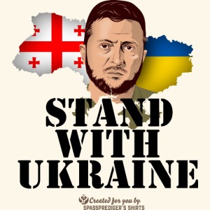 Georgien Stand with Ukraine Selenskyj