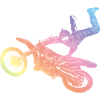 Motocross Silhouette