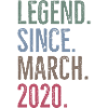 Legend Since March 2020