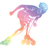 Inline Skates Silhoette