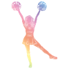 Cheerleader Silhouette