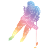 Ice Hockey Silhouette