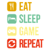 eat sleep repeat video game