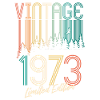 Vintage 1973 Retro Herregave 50 års fødselsdag