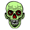 Halloween Zombie Head