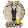 Doberman Dad Beer Lover