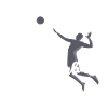 VOLLEYBALL Volleyballer-OLD SCHMETTERHAND