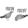 Pigeon Pigeoff - Ornithologue Ornithologue Cochon d’observation des oiseaux