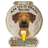 Rhodesian Ridgeback Dad Beer Lover