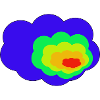 Bunte Wolken