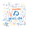 square root 25 years old