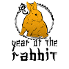 Chinese Rabbit Character New Year